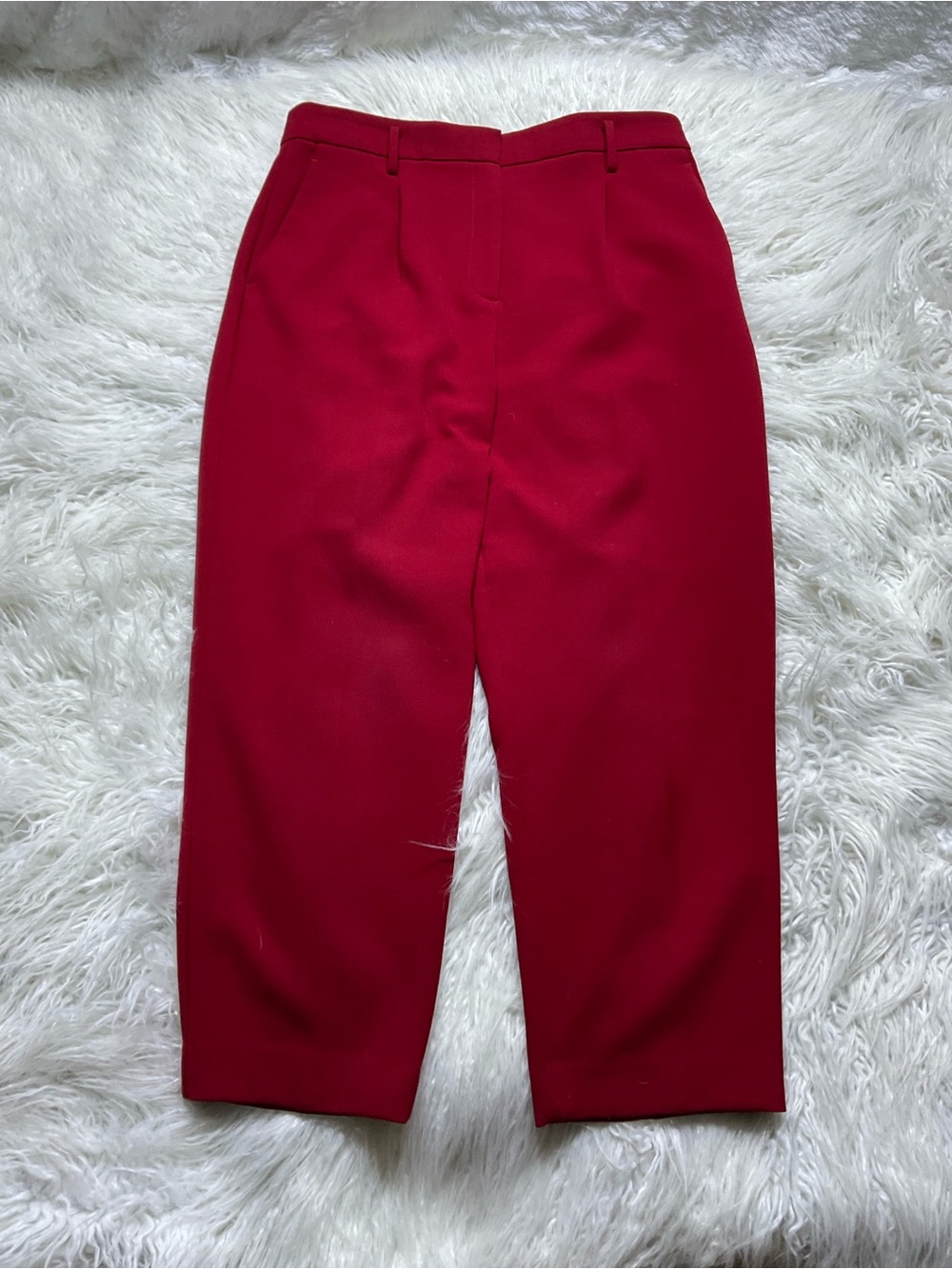 Ann Taylor ankle high rise pleated trousers